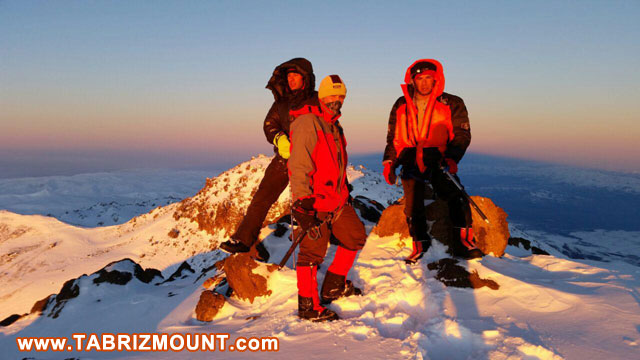 گزارش صعود زمستانی پنج قله سبلان