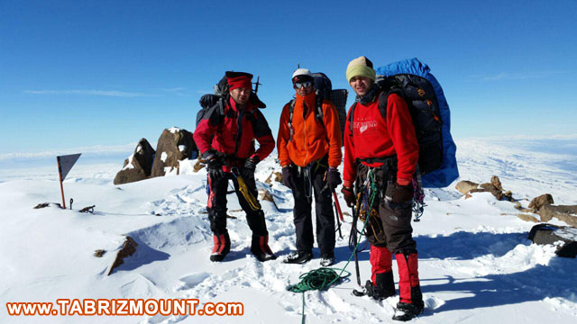 گزارش صعود زمستانی پنج قله سبلان