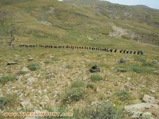گزارش تصویری صعود مستقل بانوان استان آذربایجان شرقی به قله چینر